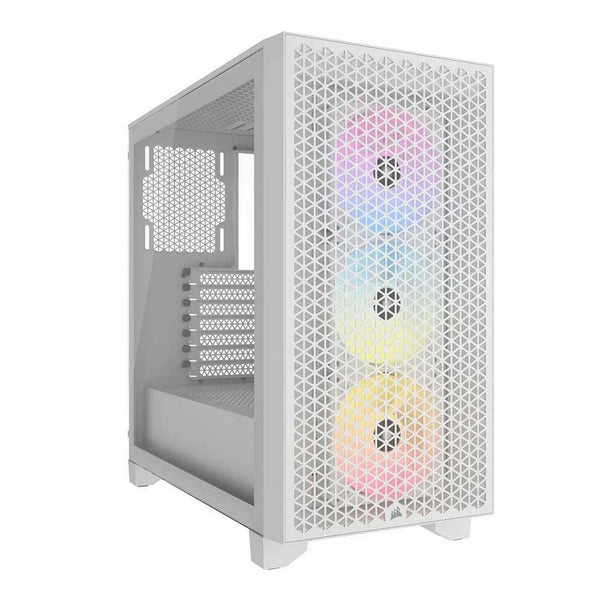 Corsair 3000D RGB Tempered Glass Case White - Anigma
